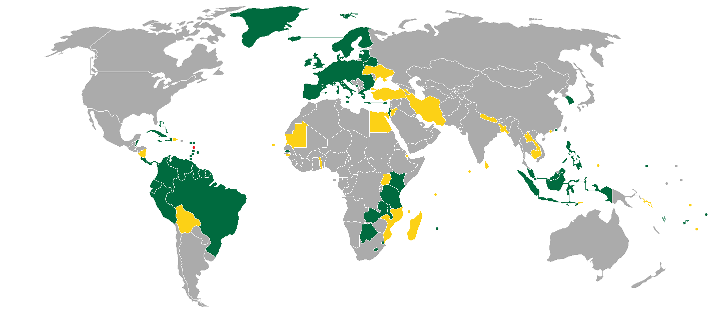 多米尼克护照免签国家和地区