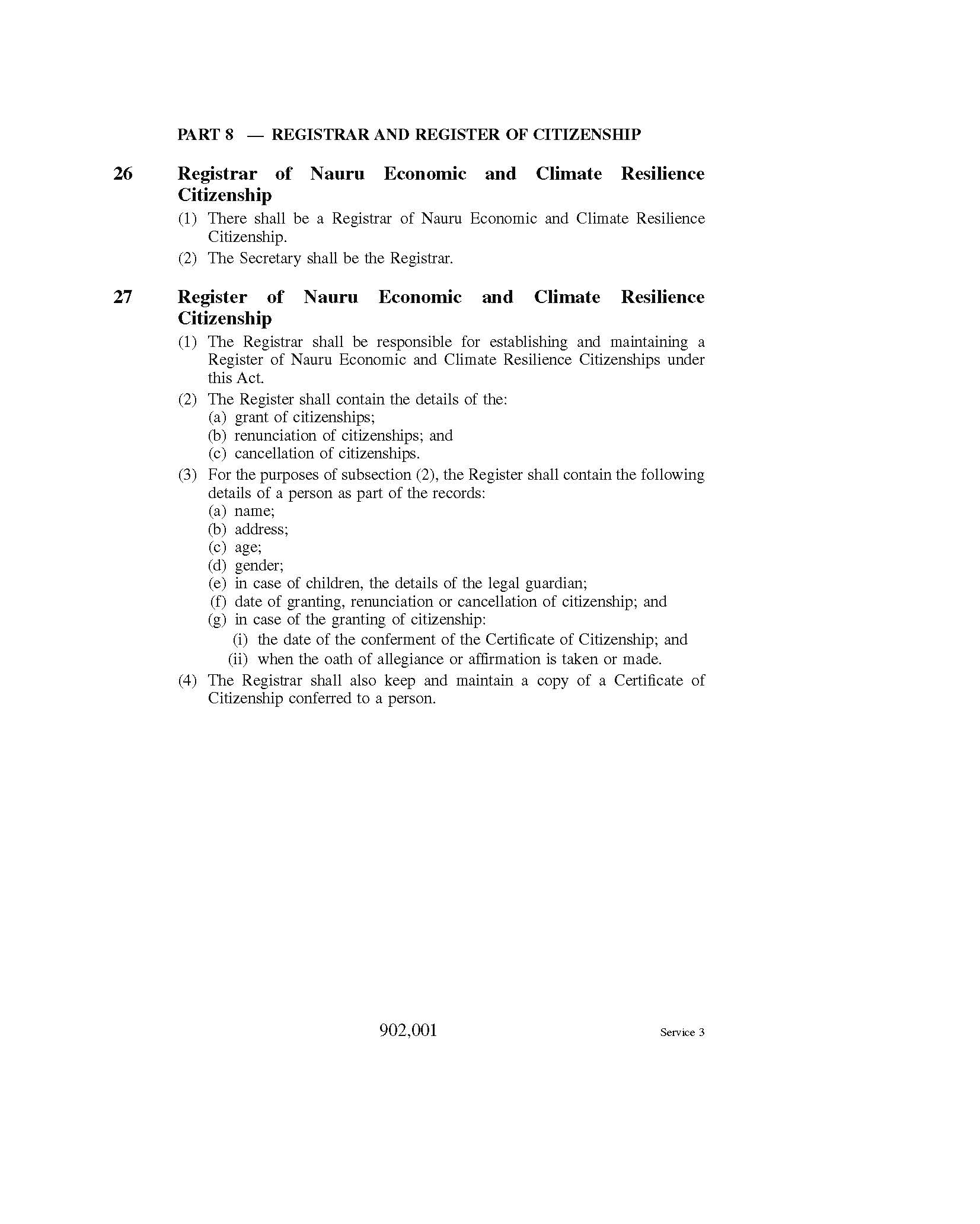 瑙鲁2024年经济和气候韧性公民法案英文