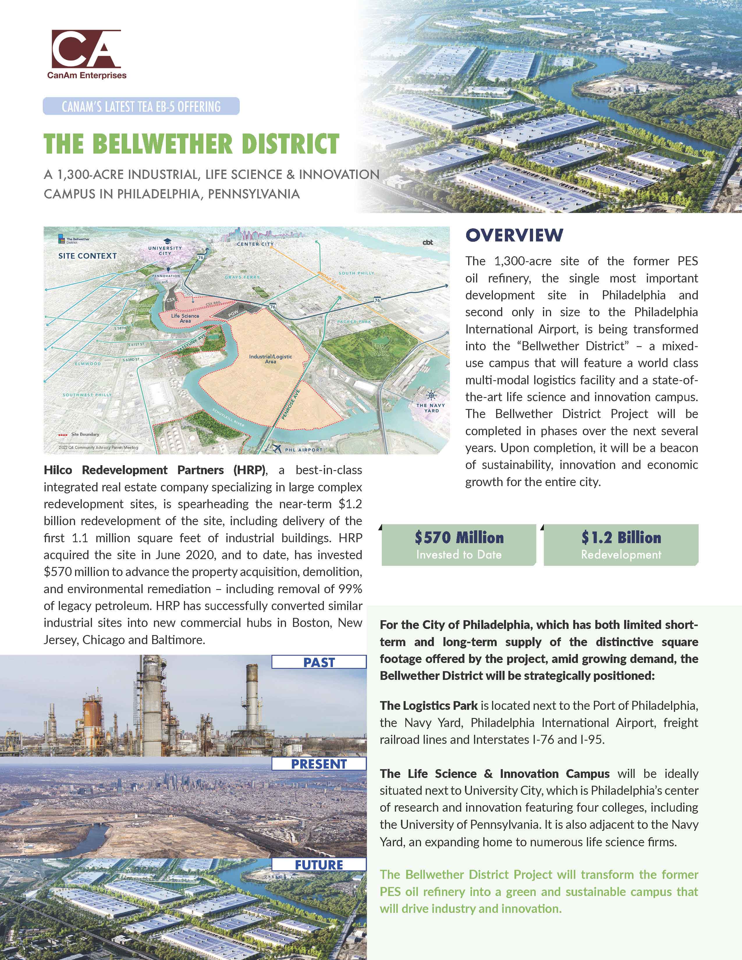 美国CanAm公司费城区域中心BELLWETHER DISTRICT项目